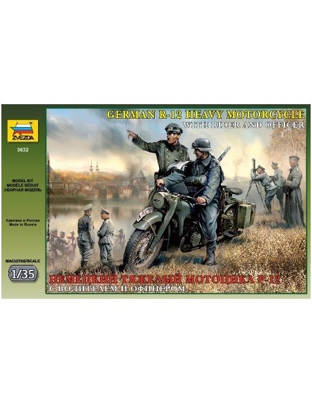 1:35 German WWII single Motorcycle R12