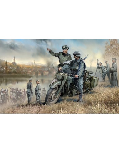 1:35 German WWII single Motorcycle R12