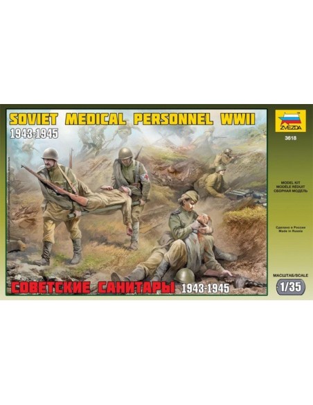 1:35 Soviet Medical Personnel WWII