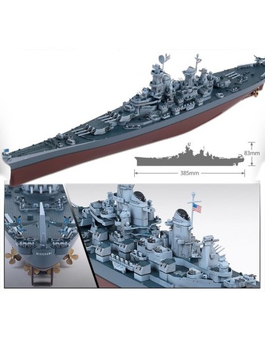 1:700 USS Missouri BB-63 Modeler's Edition