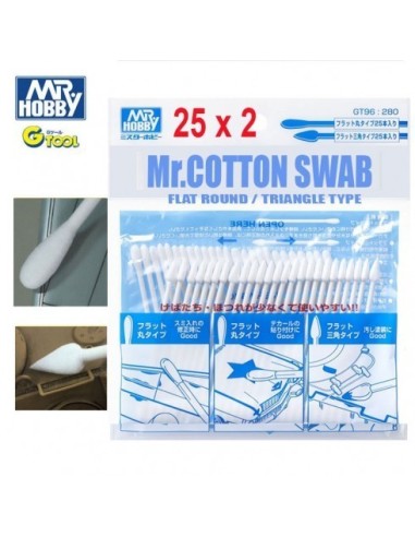 Mr. Cotton Swab (Flat Round / Triangle Type)