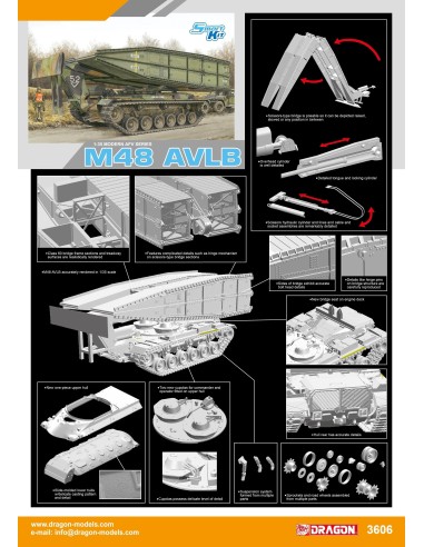 1:35 M48 AVLB Armored Vehicle Launched Bridge