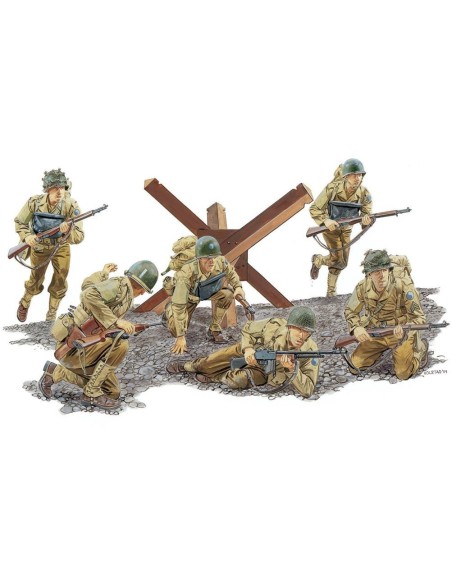 1:35 U.S. 29th Infantry Division, Omaha Beach,