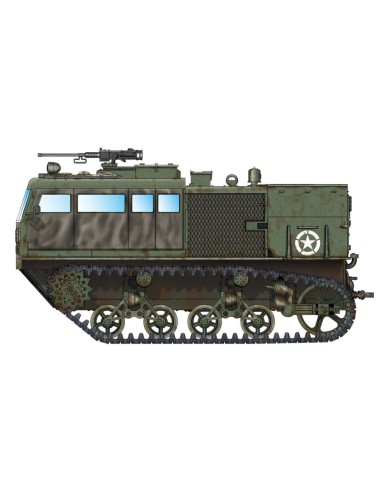 1:72 M4 HIGH SPEED TRACTOR (3.IN/90MM)