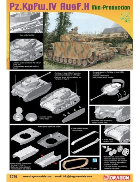 1:72 PZ.KPFW.IV AUSF.H MID PROD