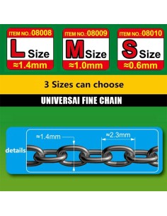 CADENAS UNIVERSALES FINAS MED 40CM 1X1.8