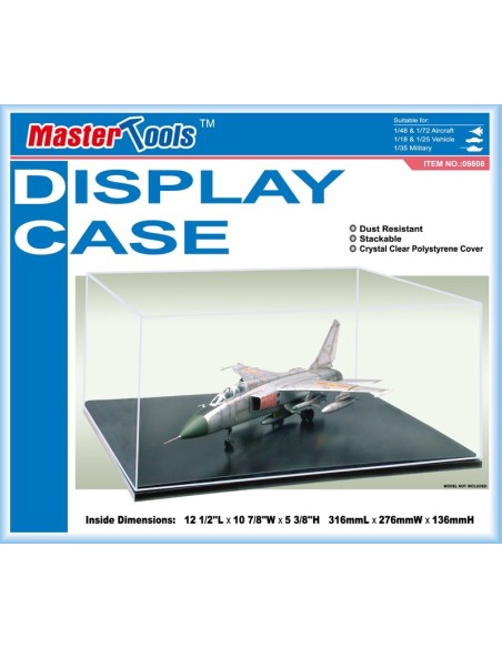 QM PLASTIC TRANSPARENT CASE 316X276X136