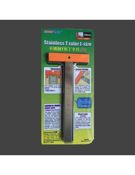 STAINLESS T RULER L-SIZE