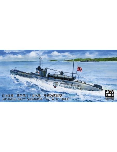 1:350 Japanese Navy Submarine I-27 W/A