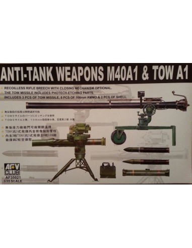 1:35 ANTI-TANK WEAPONS 106MM TOW