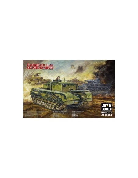 1:35 British 3 inch gun Churchill tank