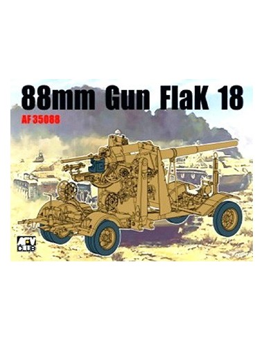 1:35 German 8.8cm Flak 18 Anti-aircraft gun