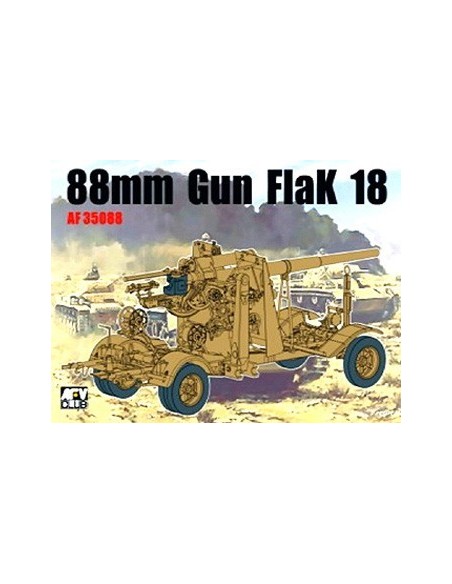 1:35 German 8.8cm Flak 18 Anti-aircraft gun