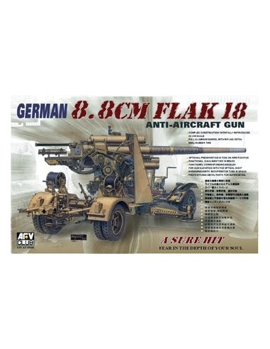 1:35 German 8.8cm Flak 18 Anti-aircraft gun