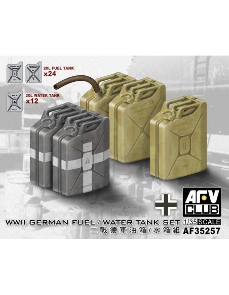 1:35 German WWII 20L Jerrycans Set