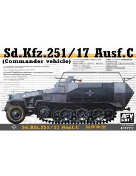 1:35 Vehículo militar Sd,Kfz.251/17 Ausf.C