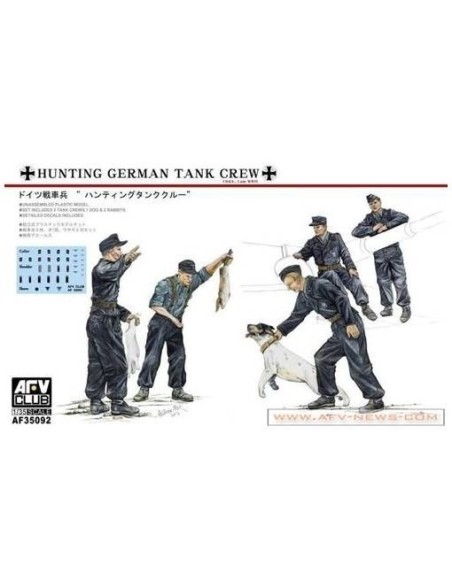 1:35 SS TANK CREW WESTER FRONT 4 FIG