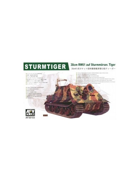 1:35 Sturmtiger 3.8cm RW6-a Assault Rocket***