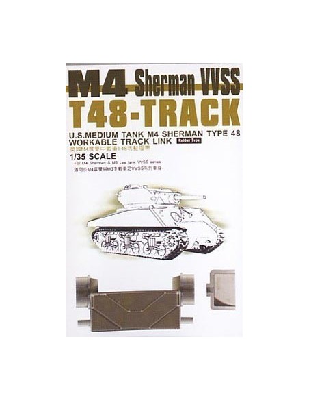 1:35 T48 TRACK FOR SHERMAN VVSS