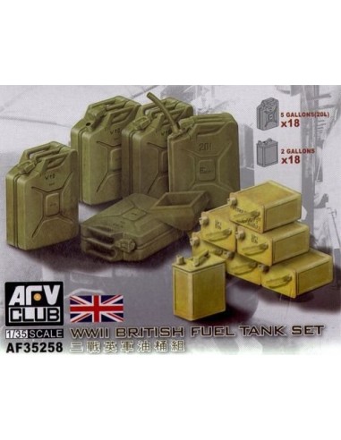 1:35 WWII BRITISH FUEL TANK SET