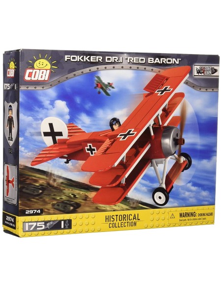 175 PCS SMALL ARMY FOKKER DR.I RED BARON