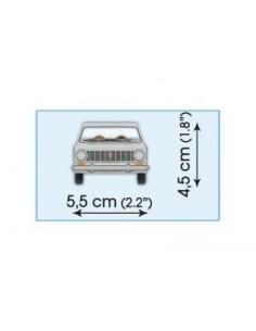 93 PCS CARS FIAT 124 BERLINA 1200