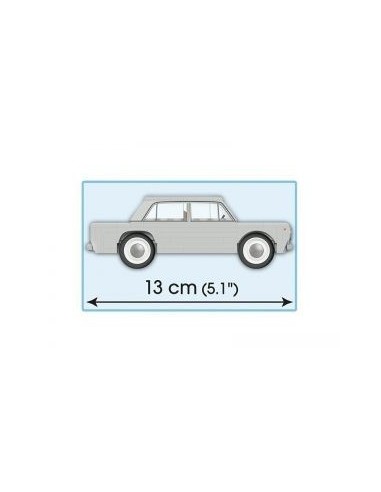 93 PCS CARS FIAT 124 BERLINA 1200
