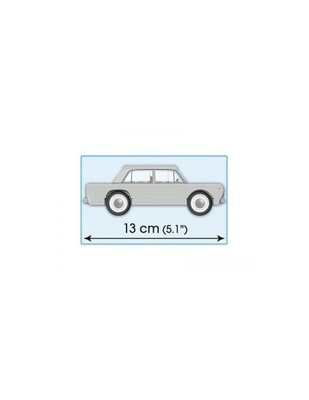93 PCS CARS FIAT 124 BERLINA 1200