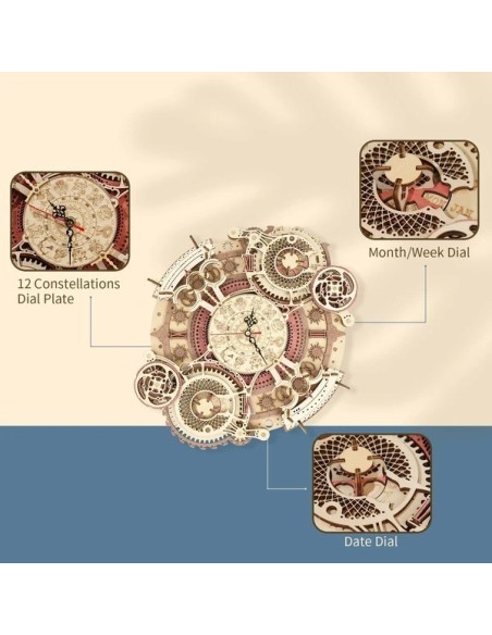 ZODIAC WALL CLOCK