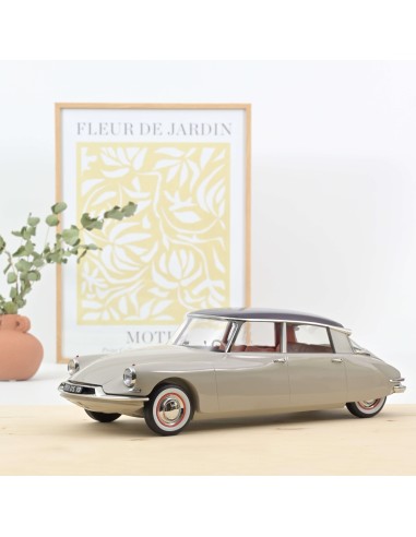 1:12 CITROEN DS 19 1959 GREY ROSE&AUBERGINE