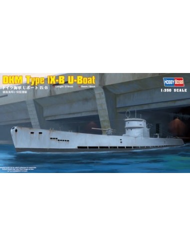 1:350 GERMAN IIWW SUBMARINE TYPE IX-B U-BOOT