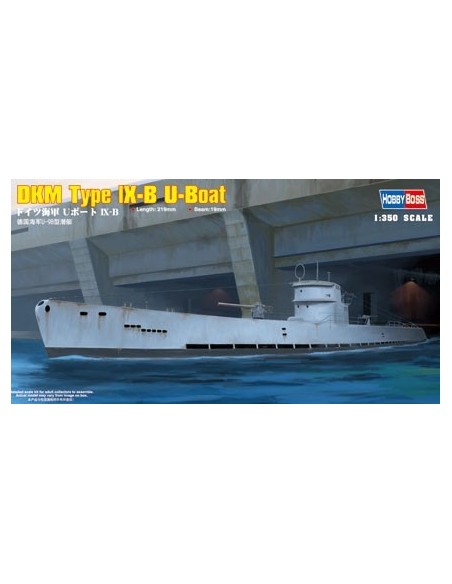 1:350 GERMAN IIWW SUBMARINE TYPE IX-B U-BOOT