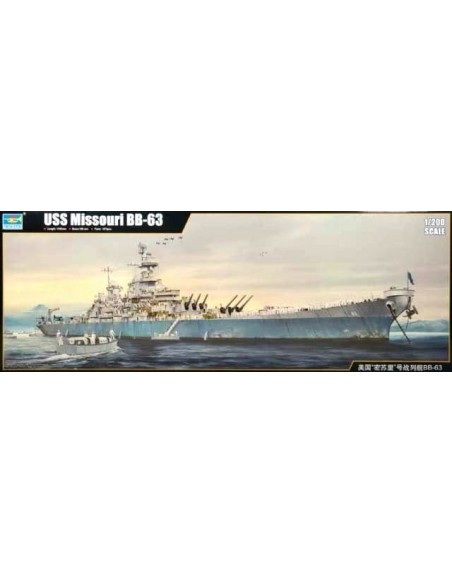 1:200 USS Missouri BB-63 "Big Mo" Battleship