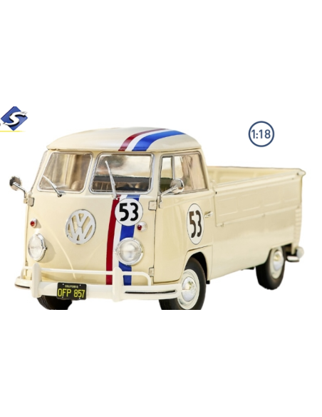 1:18 VOLKSWAGEN T1 PICK UP RACER 53 BEIGE 1950