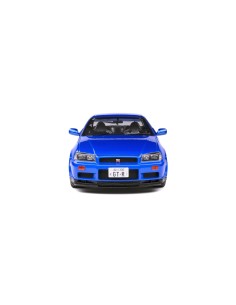 118 NISSAN R34 GTR BAYSIDE BLUE 1999