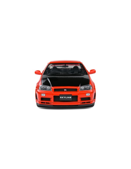 1:18 NISSAN SKYLINE R34 GT-R ACTIVE RED 1999