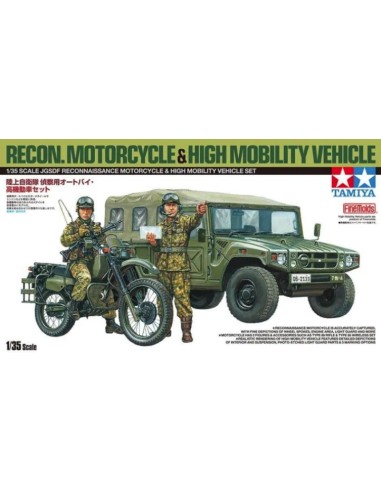 1:35 JGSDF RECONNAISSANCE MOTORCYCLE & HMV