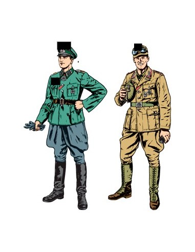 1:35 WERMACHT OFFICER AND TANK CREW