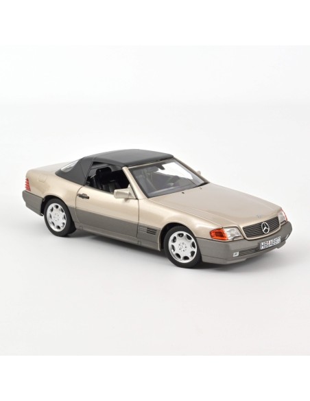1:18 MERCEDES BEZ 500 SL 1989 SMOKE SILVER