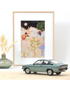 1:18 Opel Kadett Rallye Winterfest 1978-Turquoise