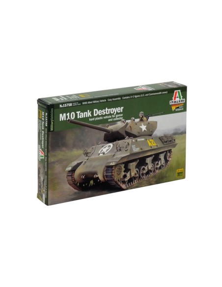 1:56 M10 TANK DESTROYER(NOT GLUE,PAINTS AND BRUSH)
