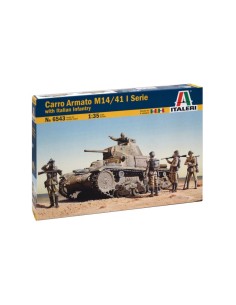 S.O. 1:35 CARRO ARMATO M14/41 I SERIE WITH ITALIAN