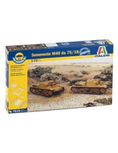 1:72 SEMOVENTE M40 DA 75/18 2 FAST ASSEM