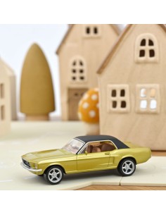 143 FORD MUSTANG COUPÉ 1968 GOLD JET-CAR