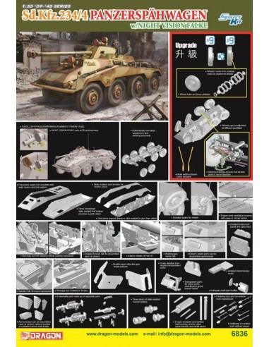 1:35 Sd.Kfz.234/4 w/NIGHT VISION FALKE