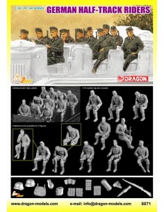1:35 GERMAN HALF-TRACK RIDERS