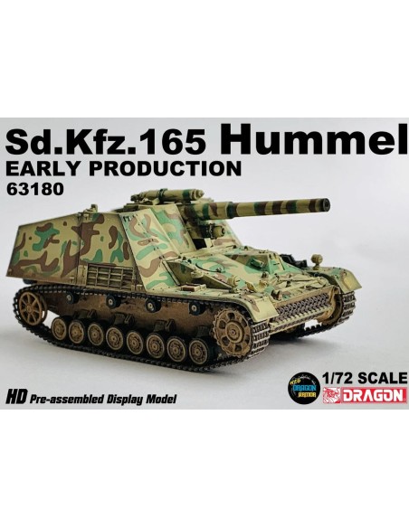 1:72 SDKFZ 165 HUMMEL EARLY PRODUCTION