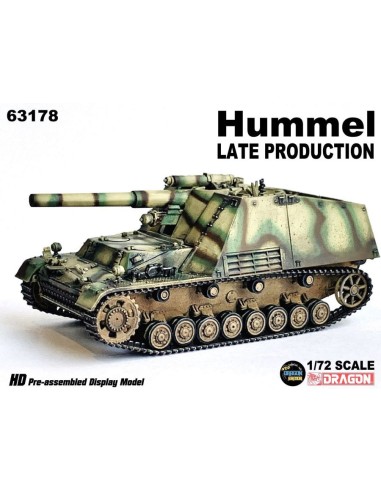 1:72 SDKFZ 165 HUMMEL LATE PRODUCTION