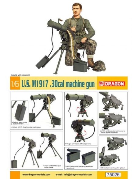 1:6 US M1917 .30-CAL MACHINE GUN