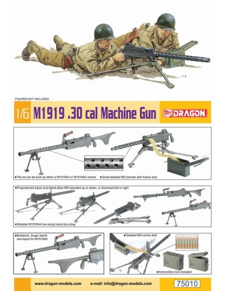 1:6 M1919 .30-CAL MACHINE GUN